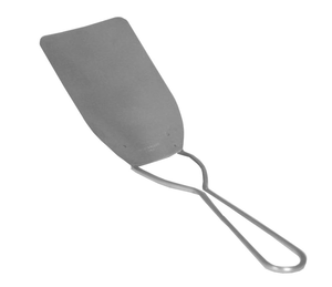 Espátula giratoria de acero inoxidable con asa y soporte colgante de cuerda Espátula ranurada para bistec de pescado de acero Turner - Product Image 4