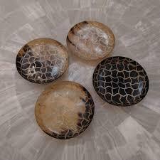 Assiettes et plats de chargeur en corne de buffle avec logo personnalisé Plusieurs vaisselle disponibles Décoration de mariage Plateaux de vaisselle design - Product Image 6