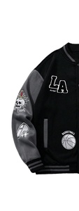 Veste universitaire personnalisée, nouvelle arrivée, veste de baseball, veste Letterman OEM, veste d'hiver, streetwear, prix de gros, vestes universitaires pour hommes - Product Image 5