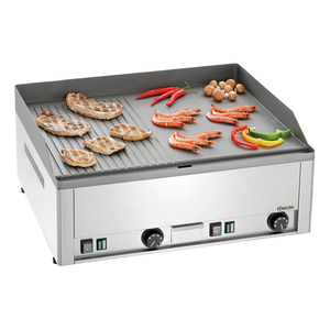 Grill et plancha électriques GDP 650E-GR pour une utilisation en cuisine extérieure - Product Image 1