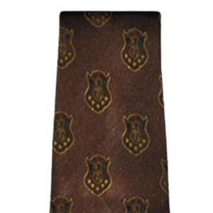 Iota Phi Theta <b>Brown</b> Crest Necktie Premium Greek Life Fraternity <b>Tie</b> for Formal Occasions and Ceremonies - Product Image 4