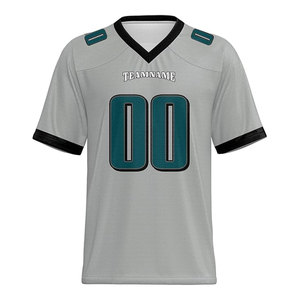 Camisetas de fútbol personalizadas para hombres y jóvenes, camisetas de práctica con nombre y número personalizados, estilo cosido/impreso OEM - Product Image 1