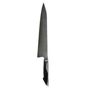Cuchillo de chef profesional de vanguardia de alta calidad, esencial, moderno y seguro, construido con acero inoxidable