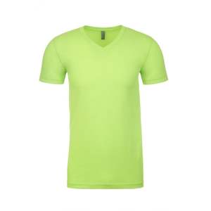 Camiseta Premium CVC con cuello en V para hombre, camiseta de bambú con cuello en V, camisetas Premium de mezcla de algodón con cuello en V para hombre - Product Image 3