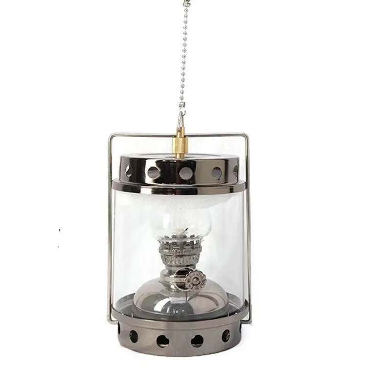 Yeni tasarım iyi satış asılı cam dış rüzgar geçirmez gazyağı lambası