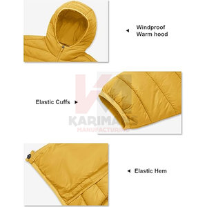 <b>Packable</b> Lightweight Mens Puffer <b>Jacket</b> Hood Quilted Insulated <b>Jacket</b> for Casual Sportswear Custom Branding, Factory Direct - Product Image 6