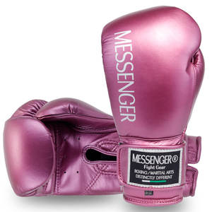 Gants de combat professionnels de haute qualité Gants de boxe personnalisés en cuir de couleur unie - Product Image 1