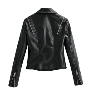 Women's Twister Biker White Black Genuine Leather Racing Motorbike Jacket CE Armoured Protections Windproof Custom Designed for - Product Image 4