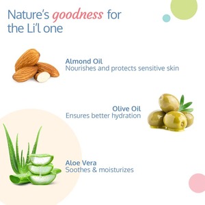 สบู่อาบน้ำสำหรับเด็กดูแลผิวอย่างอ่อนโยนผลิตภัณฑ์ดูแลทารกอัลมอนด์ธรรมชาติสบู่ว่านหางจระเข้ - Product Image 3