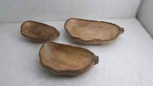 Juego de Tazones de Madera con Estampado de Árbol de Navidad Clásico de Lujo Hechos a Mano al por Mayor, Decorativos, Ecológicos, para Fiestas, Sopa, Z F Craft - Product Image 5