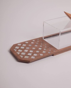 จานเสิร์ฟตกแต่งสำหรับช็อคโกแลต ขนมหวาน ฉลองวันอีดหรือรอมฎอน ถาดอะคริลิกทันสมัย ประดับมุกแท้ คุณภาพพรีเมียม - Product Image 2