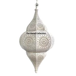 Linterna de hierro hecha a mano para decoración del hogar, marco de metal y hierro, con acabado de cobre antiguo, elegante - Product Image 4