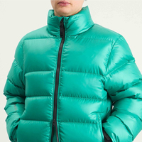 Doudoune d'hiver de luxe pour femme, épaisse, légère et chaude, personnalisable avec logo, pour dames