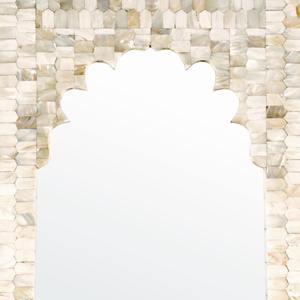 Arched Mother of <b>Pearl</b> Wall Mirror Handmade Shell Inlay <b>Frame</b> Luxury For Home Living Room Wall Decorative Mirror - Product Image 2