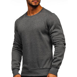Unisex Heavy Weight Crewneck Sweatshirts <b>Thick</b> Puffer Hoodies Custom Pullover <b>Fleece</b> for <b>Men</b> - Product Image 3