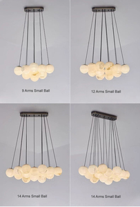 Luminaire suspendu conique en albâtre style américain pour intérieur moderne personnalisé Lustre décoratif pour cuisine îlot de <span class=keywords><strong>foyer</strong></span> et couloir - Product Image 6