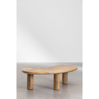 Table basse moderne en bois massif, irrégulière et asymétrique, en bois de manguier, pour salon, mobilier de maison