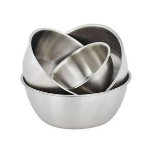 ชามเสิร์ฟสแตนเลสขัดเงาทำมือจากอินเดีย ทนทาน เหมาะสำหรับใส่แกง ข้าว รอมฎอน และเทศกาลต่างๆ - Product Image 2