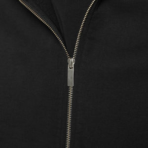 Alta calidad 350gsm Sudadera con cremallera en blanco Sudadera con capucha personalizada de gran tamaño Puff Print Zip Up Hoodie para hombres - Product Image 3