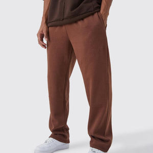 Pantalones de chándal deportivos informales para hombre de talla grande, pantalones de chándal de cintura alta apilados, tela de alta calidad - Product Image 1