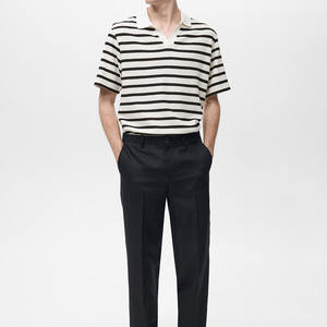 Polo de Punto Cómodo para Uso Diario, Polo de Punto con Textura de Punto Suave y Sensación Elástica - Product Image 3