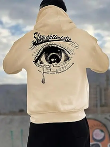 Nouvelle collection de sweats à capuche unisexes personnalisés imprimés 2026 pour hommes et femmes, sweats à capuche effet vieilli pour hommes - Product Image 4