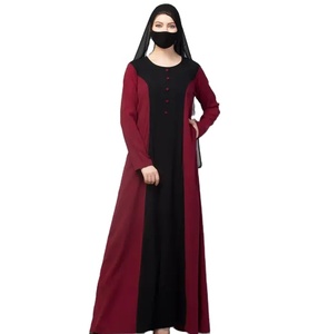 Women Modest Abaya Muslim <b>Dress</b> for Ladies Breathable Women Fashion New Polyester Scarf Abaya Islamic Clothing - Product Image 1