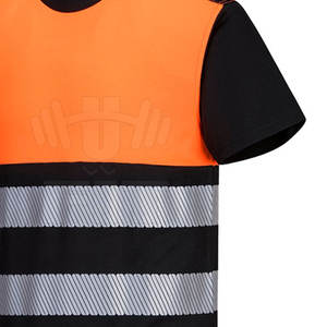 Camiseta DE SEGURIDAD personalizable de media manga Ropa de calle elegante en poliéster a prueba de agua para el invierno Mejor precio Venta en línea con logotipo - Product Image 5