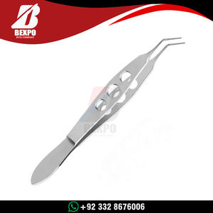 Pinza de Sutura Kelman McPherson Premium de Acero Inoxidable, Herramienta Microquirúrgica Oftálmica para Atar Suturas, Instrumentos Quirúrgicos con Certificación CE ISO - Product Image 3