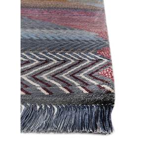 Alfombra Rectangular Freedom Manchaha Azul Abstracta Hecha a Mano con Lana y Seda de Bambú para Sala de Estar y Dormitorio Les-8324 - Product Image 4