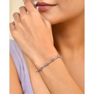 Oval Tanzanite Swirl <b>Bracelet</b> - Product Image 2