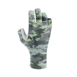 Guantes de pesca para pesca al aire libre cómodos Guantes de pesca ligeros con opciones de dedo completo y medio dedo - Product Image 3