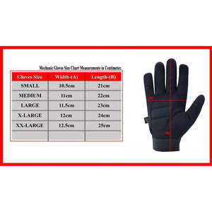 JNM Gants de travail de sécurité à usage intensif pour hommes Gants utilitaires de mécanicien tout usage avec compatibilité avec écran tactile - Product Image 6