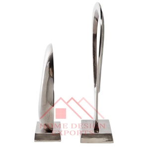 Unique Tableware Modern Sculpture for Table Top / Classic Design Interior Object Aluminium Abstract Table Sculpture for Home - Product Image 2