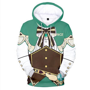 Anime Games Genshin Impact Cosplay sudaderas gráficas sudaderas divertidas para hombres ropa Harajuku moda chico pulóveres con capucha Tops - Product Image 1