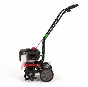 Mini-cultivateur professionnel à essence 43cc, série Elite, motoculteur de jardin 2 temps avec réglage de la profondeur de travail - Product Image 3