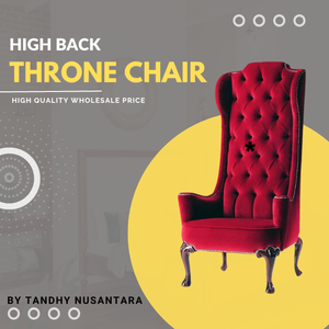 Mobilier moderne de luxe pour la maison Chaise du roi Canapé avec dossier haut Coussin en tissu pour le salon et l'hôtel - Product Image 6