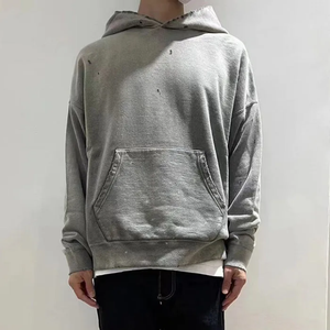 Vintage soleil délavé à l'acide lavé en détresse rue porte des sweats à capuche et sweat-shirt logo de couleur personnalisé et tailles disponibles - Product Image 5