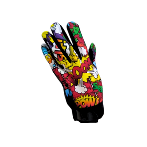 Guantes de portero de LICRA transpirables de silicona antideslizantes personalizados, empuñaduras de mano de fútbol impresas para deportes al aire libre, estilo informal - Product Image 2