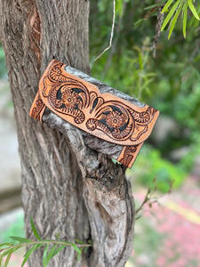 Nouveau sac fourre-tout à franges usinées en cuir de fourrure de vachette élégant et vrais cheveux sur la couleur de peau ensembles combinés d'embrayage en cuir de fourrure usiné - Product Image 2