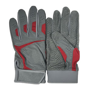 Gants de frappe de baseball professionnels légers personnalisés en cuir de vachette véritable protection des mains avec couleurs et logo personnalisables - Product Image 1