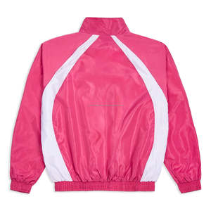 Chaqueta cortavientos deportiva de moda para hombre, nueva, personalizada, de algodón a cuadros, con cremallera, fabricada a medida para hombre. - Product Image 2
