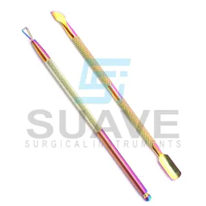 OEM Service With Own Logo Print Hot Selling Best Supplier Stainless Steel Cuticle Pushers By SUAVE SURGICAL INSTRUMENTS