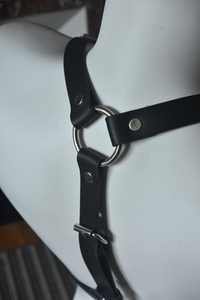 Arnés de pecho de cuero genuino 100% para hombre, ajustable, de talla grande, de alta calidad, personalizable, Color Logo, traje de Festival, moda - Product Image 3