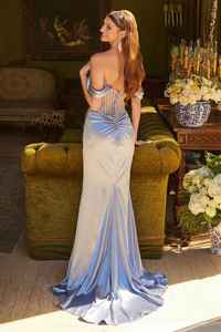 Elegante lujo 2025 mujeres A-Line Anti-Static Bonning Corpiño Circular drapeado vestido plisado para fiestas - Product Image 2