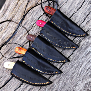 Assortment of Outdoor Camping Hunting Fishing Skinner <b>Knives</b> Stainless Steel Wood and Bone Handle Survival Fixed Blade <b>Knife</b> - Product Image 5