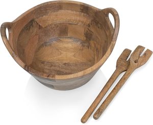 Nouvel arrivage de bols à salade en bois d'acacia de qualité supérieure bols à manger élégants et durables cadeau parfait pour les fêtes vente chaude - Product Image 3