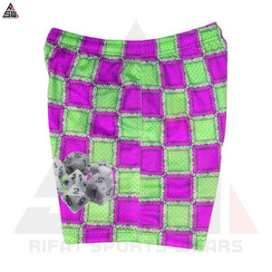 Venta al por mayor precios baratos Venta caliente sublimación pantalones cortos 100% algodón sólido secado rápido malla unisex personalizado cintura elástica para la venta - Product Image 6