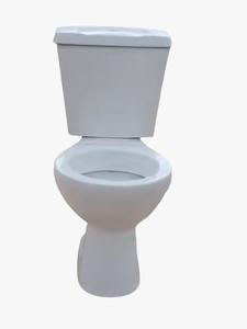 Inodoro de cerámica de dos piezas de diseño moderno montado en el suelo con P-Trap Certificación CE de doble descarga para uso en el baño Fabricado EN LA India - Product Image 6