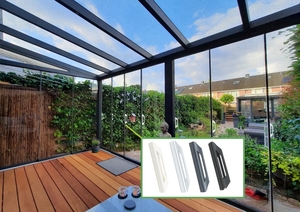 Poignée de porte en aluminium pour porte coulissante, modèle Veranda des Pays-Bas - Product Image 4